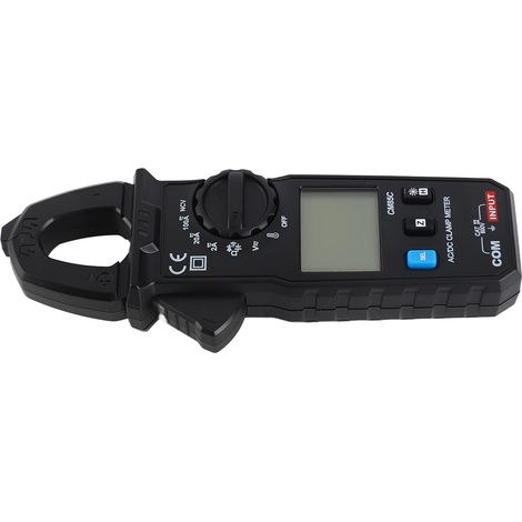 Pince ampèremétrique compacte à plages automatiques, écran LCD rétroéclairé, 100A 600V, détection NCV, portable, mesure DC AC tension courant diode continuité température (1/5)