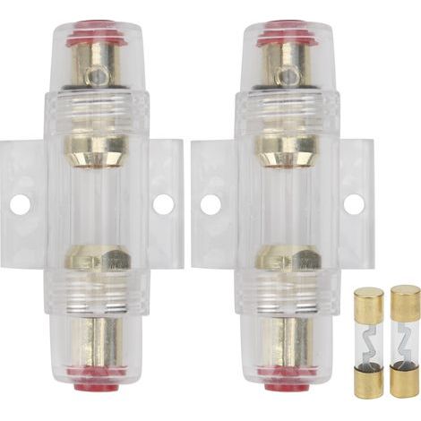 Support 2 fusibles AGU 60A/80A avec porte-fusible pour câble 4/6/8 AWG, 12‑24V (1/5)