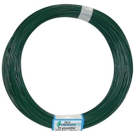FILOMAT - Fil attache vert 2mm rlx 50m plasti12 (1/2)