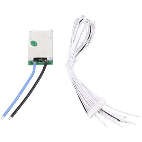 Carte de Protection BMS 48V 14S pour Batterie Lithium Ternary avec Câble, Module d'Équilibrage Charge 8A Décharge 20A