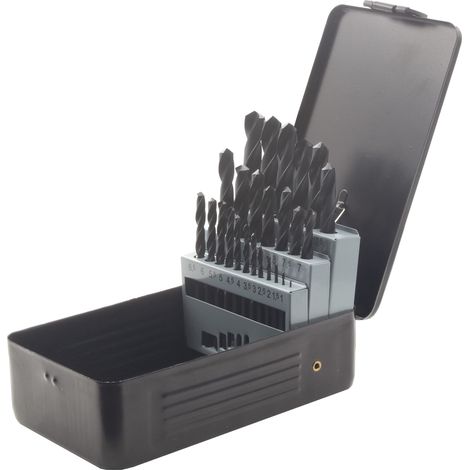 Krino 01016306 - HSS Set Punte Rullate Per Ferro - 25 Pezzi (1/4)