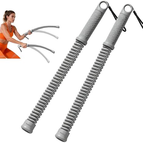 Corde de Combat sans Fil, Corde Musculation Réglable avec Poignée Antidérapante pour HIIT, Entraînement Complet du Corps, Home Gym (1/5)