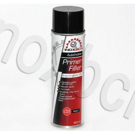 Spray pintura imprimacion acrilica para carroceria color negro 500 ml