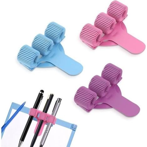 Porte Stylo Infirmière - Support à Stylo - Réglable - Noir - Pratique pour Bloc-Notes (1/4)