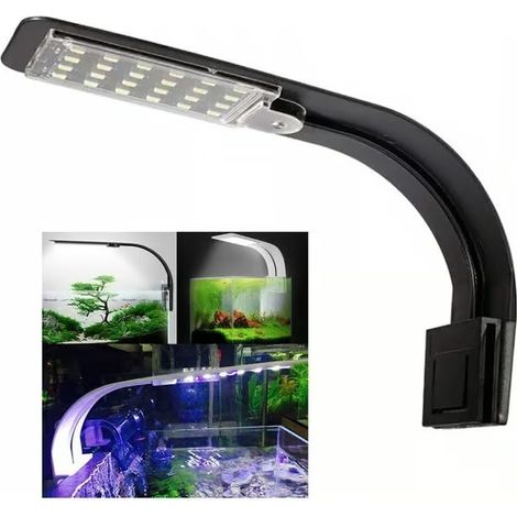 Lampe LED pour aquarium blanc et bleu nano à clipser pour plantes aquatiques 23-50 cm (1/5)