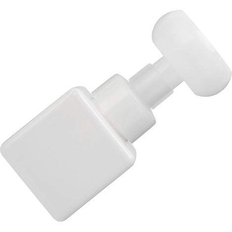 Flacon Pompe Mousse Voyage Rechargeable Forme Fleur Distributeur Savon Liquide 250ml Blanc Bouquet Floral (1/5)