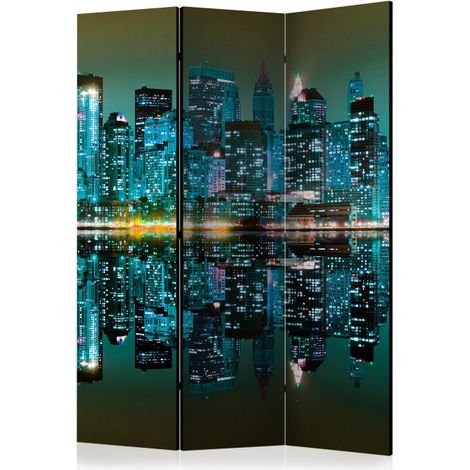 Paravent 3 Volets "Gold Reflections NYC" 135x172cm (1/2)
