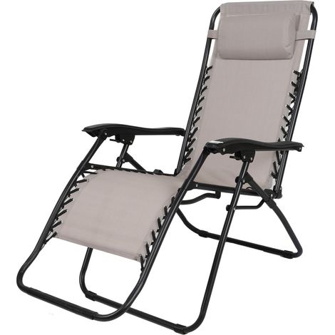 Outdoor-Relaxsessel – 90x108x64 cm – Taupe – Komfort und Eleganz