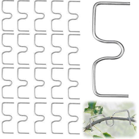Lot de 20 supports de branches pour arbres fruitiers, écarteurs de branches d'arbre fruitier, support pour plantes de jardin, branches de fruits, pinces à branches pour étaler les arbres de (1/5)