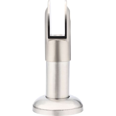 Accessoires de quincaillerie pour cloison de salle de bain en acier inoxydable : pied de renfort, support réglable (1/5)