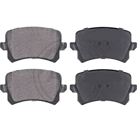 KIT PASTIGLIE FRENO POSTERIORI compatibile con VW SHARAN VAN (7N1, 7N2) / PASTIGLIE FRENANTI AUTO OEM 37739, / SOSTITUZIONE DIRETTA / BASSA POLVERE / SILENZIOSO