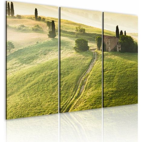 Tableau soleil au-dessus de la toscane - 120 x 80 cm (1/4)