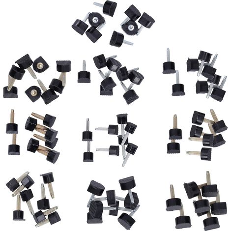 80 Capsules de Protection pour Talons en TPU - Réparation de Chaussures, Embouts de Talon Aiguille, Accessoires de Protection Multi-Tailles (1/5)