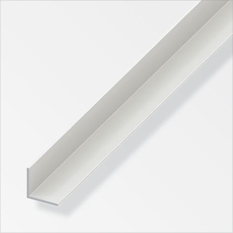 alfer Winkel Aluminium 2 m x 20 × 20 mm verkehrsweiß