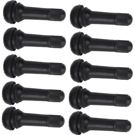 Tiges de valves de roue, tige de valve de pneu professionnelle 10 pièces anti-usure durable pour trou de jante de 11,5 mm.. (1/5)