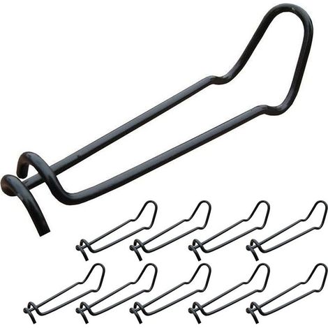 Lot de 20 clips de connexion pour piquets de jardin uniquement compatibles avec les tuyaux ronds de 16 mm de diamètre (1/5)
