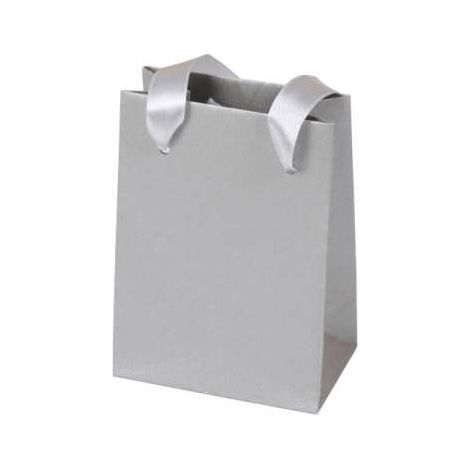 Sacchetto regalo decorativo in argento 11 x 8 x 5 cm (1/2)