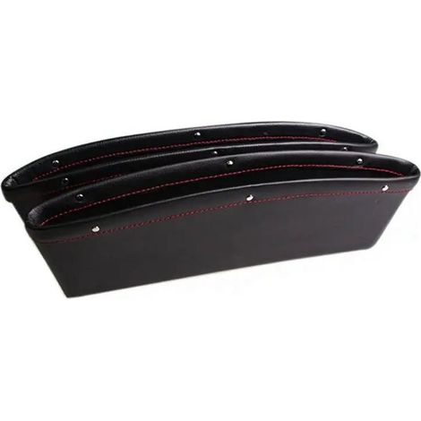1 pièce Organisateur de rangement pour siège auto, poche récupératrice de chutes entre sièges, support latéral pour téléphone (1/5)