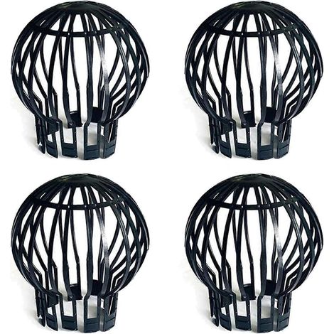 Set van 4 flexibele plastic gootfilters. Het gootgaas houdt goten vrij van verstoppingen door bladeren, mos, modder en ander vuil. (1/5)