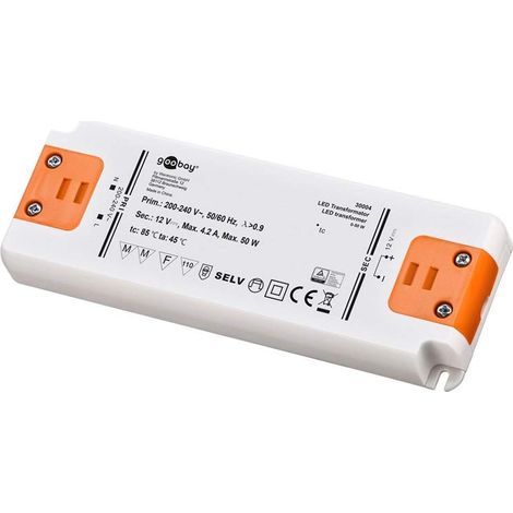Goobay 30004 Trasformatore LED, 12V (DC)/50W (1/5)