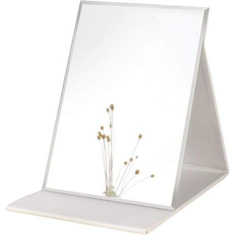 Tragbarer HD-Schminkspiegel, tragbarer/Tisch-Klappspiegel 17,5 x 12,5 cm (1/5)