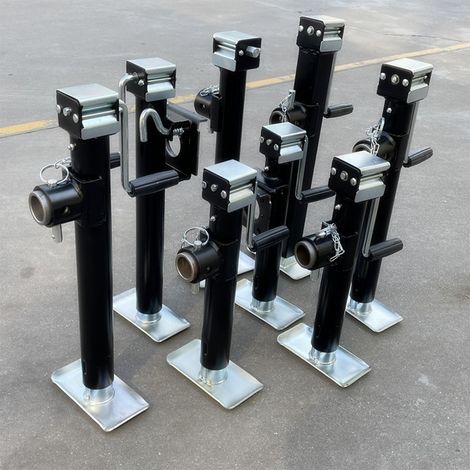 Treuil latéral pour remorque, capacité 5000 lb, robuste et fiable, cric de caravane haute résistance (1/5)