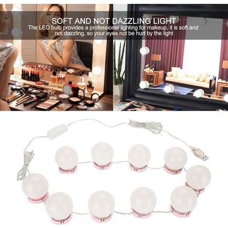 Kit d'ampoules LED pour miroir de courtoisie, kit de lampes LED pour phares, lentilles LED (1/5)