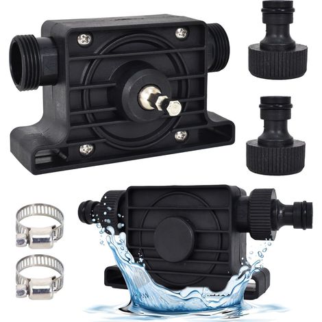 Pompe Sur Perceuse Électrique Auto-amorçante Pour Liquides, Huile, Eau - Mini Pompe à Essence Pour Maison, Jardin, Piscine, Fontaine (1/5)