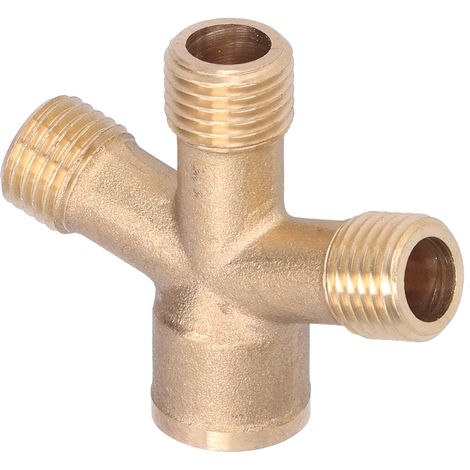 Bouchon de tuyau d'arrosage en croix, raccord 4 voies fileté M14, pour raccords de pulvérisation agricole