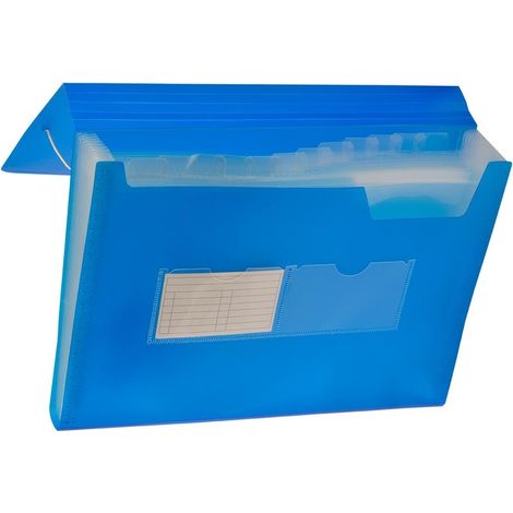 Ordner mit Gummiband, A4, blau, BT621-N