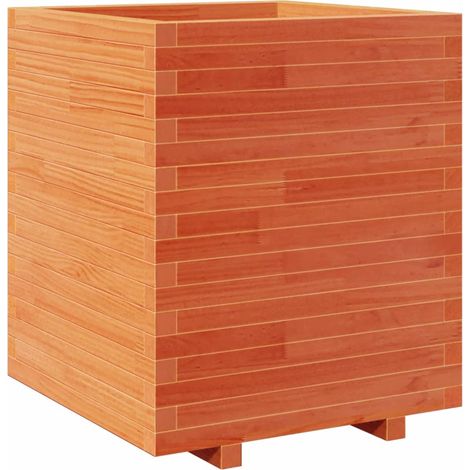Maison Exclusive - Fioriera Giardino Marrone Cera 60x60x72,5cm Legno Massello Pino