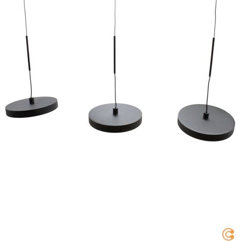 [GEBRAUCHT] B-Ware JUST LIGHT Pendelleuchte Hängeleuchte LED Plata schwarz höhenverstellbar 3000K (1/2)