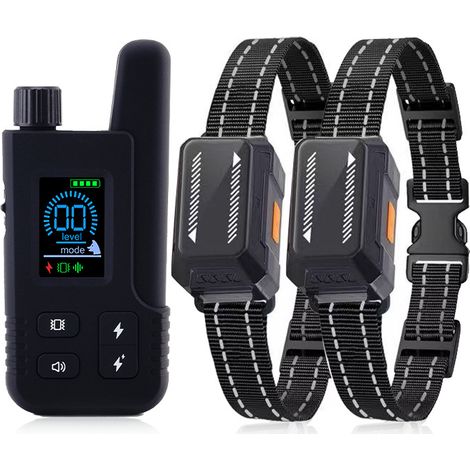 Recinto Elettronico per Cani con Telecomando e Collare Display LCD – Ampia Portata, Impermeabile IPX7 – Design Moderno – Ideale per Giardino e Addestramento Professionale (1/4)