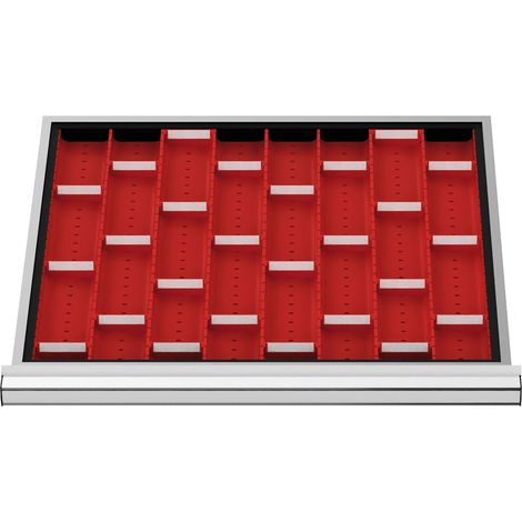 STIER Schubladeneinteilung Muldenplatten BLH 50 mm Innenmaß 600x450 mm 12 MP (1/4)