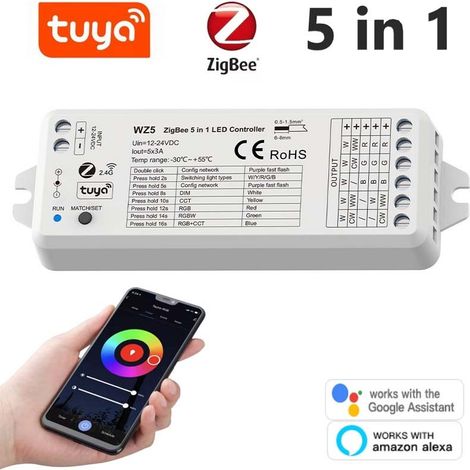 Tuya Controller LED Universale 5in1 Smart Zigbee ed RF