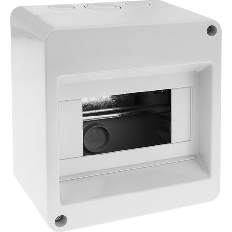BeMatik - Boîtier de surface d'automatisation électrique pour 6 modules en plastique ABS de 18 mm (1/5)