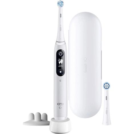 [NEUWERTIG] B-Ware Oral-B iO Series 6s elektrische Zahnbürste weiß mit interaktivem Display (1/2)