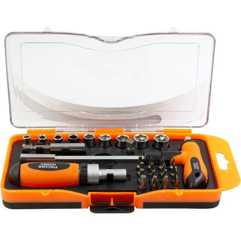 FISCHER DAREX - Coffret de vissage et serrage 29 pièces (1/4)