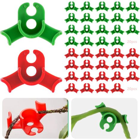 40 dobladoras de plantas, adecuadas para pinzas de plantas de baja carga, adecuadas para pinzas de entrenamiento de crecimiento del tallo de las plantas. (1/5)