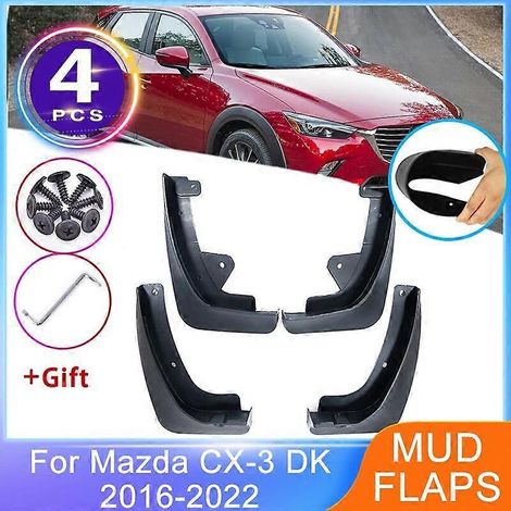Schmutzfänger für Mazda CX-3 CX3 CX 3 DK 20162022, vorne und hinten, Schmutzfänger, Spritzschutz, Radlaufschutz, Kotflügel, Autozubehör