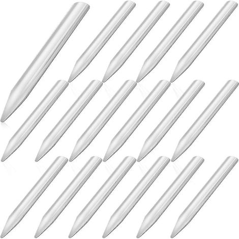 16 spatules de laboratoire en acier inoxydable pour mélanger les poudres (1/5)