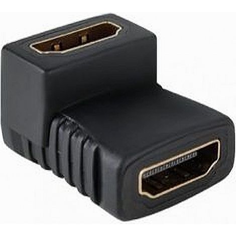 MaxTech - Connettore Adattatore Prolunga Video Per Tv Hdmi Femmina A Hdmi Femmina 90° C-089 - (1/2)