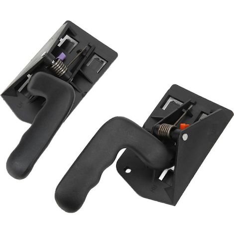 2 Stück schwarze Türgriffe für den Innenraum 15760297, kompatibel mit Chevrolet Silverado 1999-2007 (1/5)