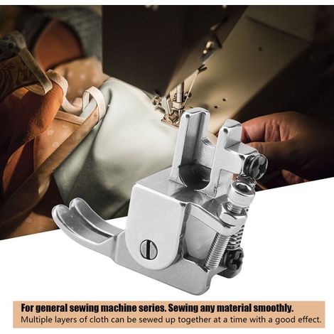 Pied presseur à rouleau pour cuir, machine à coudre industrielle, tissus épais et matériaux lourds (1/5)
