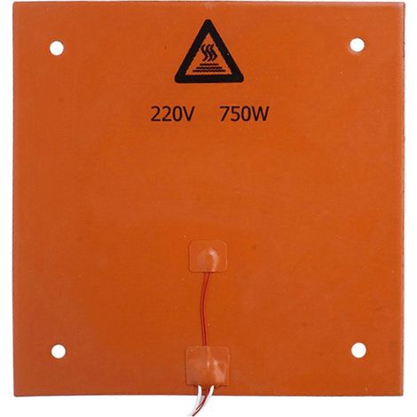 Tapis chauffant en silicone pour plateau d'impression 3D CR-10 Pro, 310 x 310 mm, 220 V, 750 W. (1/5)