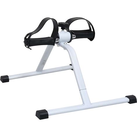 Mini vélo d’appartement bras et jambes en acier noir et argenté 51 x 41 x 32 cm - PANGIVO (1/5)