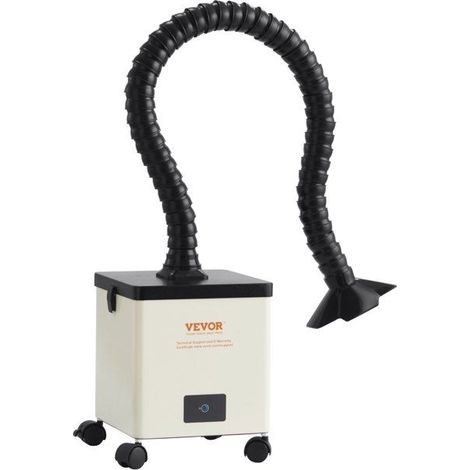 Extracteur de fumée de soudage compact - 100 W - Débit d'air 240 m³/h - Filtration à 3 couches (1/5)