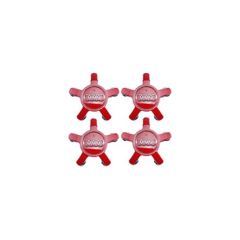 TAISHENGDA-Cache Moyeu 135mm Convexe pour Audi A3 A4L A5 A6L A7 A8L Q5 Couvercle de Roue 5 Branches Lot de 4