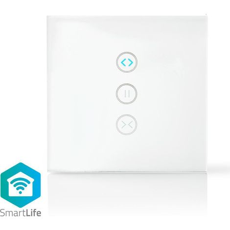 Smartlife power switch wi fi parasol curtain shutter wall mount 300 w android ios glass white 31286749 31286749 31286749 31286749 31286749 (1/5)