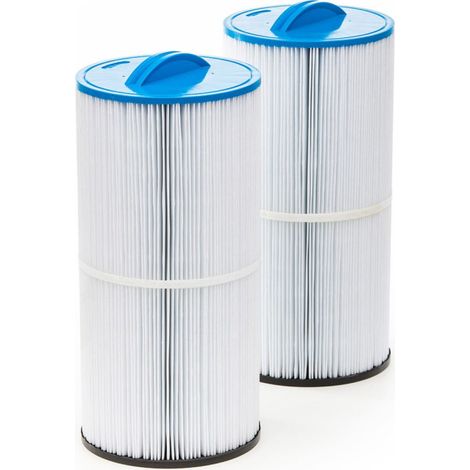 Lot de 2 cartouches de filtre piscine 390mm x 175mm – Surface de filtration 45m² – Finesse 25 microns – Compatible Filtrinov MX18/MX25 - FIL25X2 (1/4)